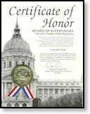 The Riptide Certificate of Honour